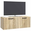 vidaXL Nástenná TV skrinka Nástenný Dub sonoma 78,5 x 31 x 30 cm