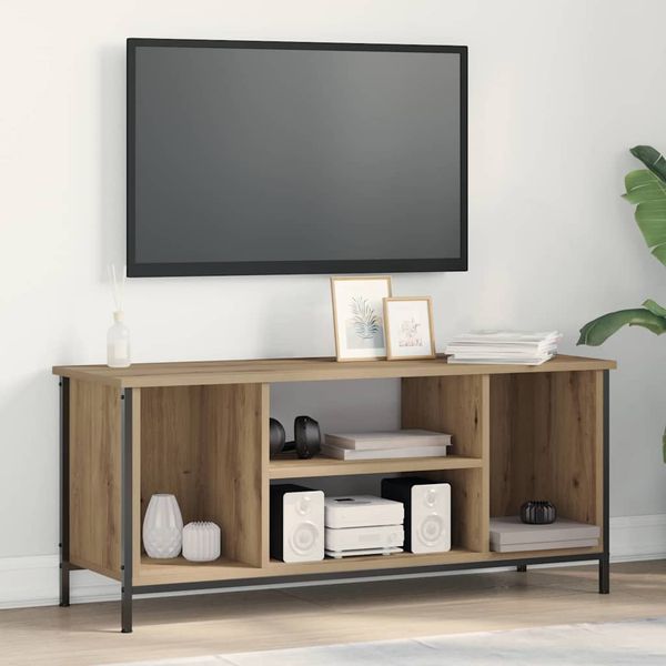 vidaXL TV skrinka Remeselný dub 102 x 35 x 45 cm Kompozitné drevo