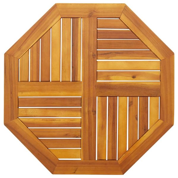 vidaXL Stolová doska 70x70x2 cm osemuholník masívna akácia