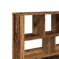 vidaXL Knižnica/deliaca stena staré drevo 100x33x94,5 cm