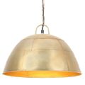 vidaXL Industriálna vintage závesná lampa 25 W, mosadzná 41 cm E27