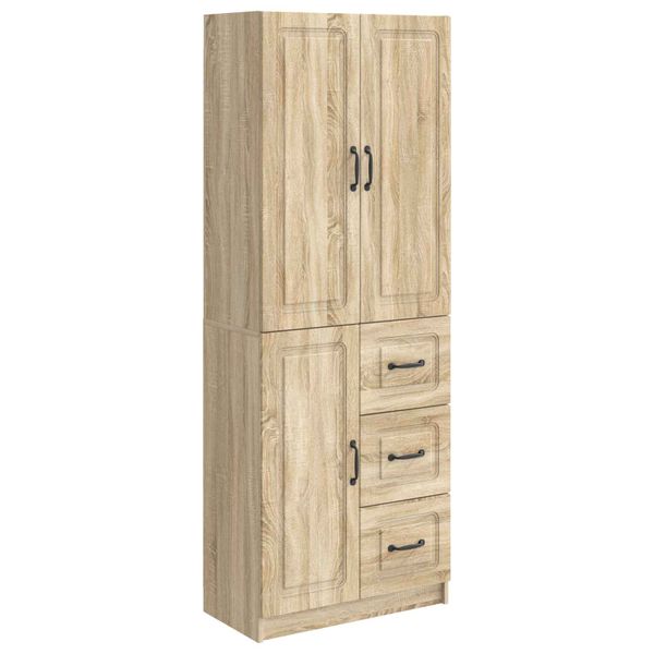 vidaXL Sada skríň 2 pcs Dub sonoma Kompozitné drevo