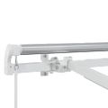 vidaXL Rám markízy Biela 350 x 250 cm Hliník
