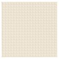 vidaXL Záťažová prikrývka bledokrémová 200x200 cm 9 kg látka