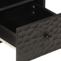 vidaXL TV skrinka, čierna 70x33x46 cm, mangový masív