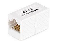 5 Pack (IN-CAT6-COUPLER-U5) - Sieťový prepojovací kábel - RJ-45 (F) do RJ-45 (F) - tienený - CAT 5/5e/6 - pasívny - biela (balenie 5)