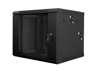 Lanberg racková skriňa 19'' dvojdielna nástenná 9u/600x600 (flat pack) čierna