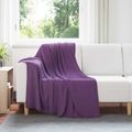 vidaXL Prikrývky na hodenie 6 ks Fialová 170 x 130 cm 1.86 kg Flís
