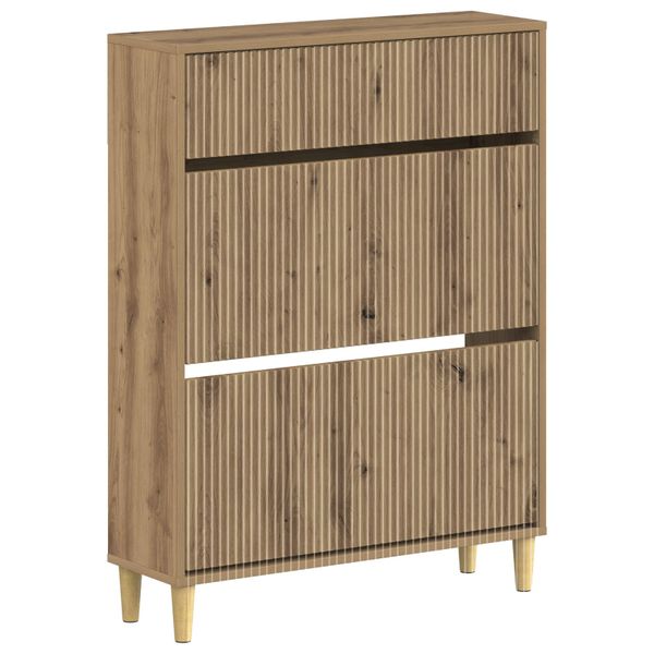 vidaXL Skriňa na topánky ARNHEM 78 x 24 x 103 cm Kompozitné drevo