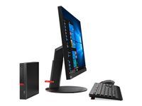 ThinkSmart Edition for Logitech - tiny Core i5 9600T / až 3,9 GHz - vPro - RAM 8 GB - SSD 128 GB - NVMe - UHD Graphics 630 - Gigabit Ethernet - Win 10 IoT Enterprise - monitor: žiadny - čierna - s 3 roky Lenovo Premier Support