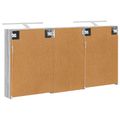 vidaXL Set kabinetov do kúpeľne 3 ks 140 x 14,5 x 70 cm