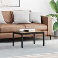 vidaXL Konferenčný stolík Dymová dub 70 x 50 x 36 cm Kompozitné drevo