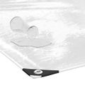 vidaXL Priehľadná plachta s okami 1x4 m PVC