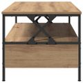 vidaXL Konferenčný stolík dub artisan 100 x 51 x 45 cm