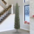 vidaXL Umelý vianočný stromček Zelená 300 cm PVC, oceľ a plast