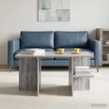 vidaXL Konferenčný stolík Sivá sonoma 87 x 50 x 45 cm
