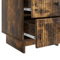 vidaXL Nočný stolík Dymový dub 43 x 41 x 66,5 cm Kompozitné drevo