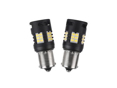 Autožiarovka LED BA15S 12V CARCLEVER 30LED 3020SMD biela 2ks