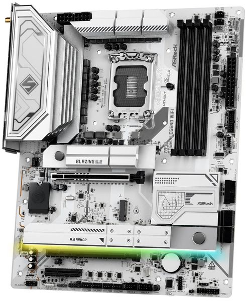ASRock Z890 Steel Legend WiFi / Intel Z890 / LGA1851 / 4x DDR5 / 4x M.2 / HDMI / 2x Thunderbolt 4 / WiFi / ATX Základní deska, Intel Z890, LGA1851, 4× DDR5 DIMM (max. 256GB), 4× M.2, HDMI, 2× Thunderbolt 4, Wi-Fi, ATX