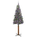 vidaXL Úzky vianočný stromček Zelená 180 cm