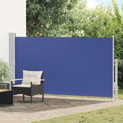 Bočná markíza na terasu/balkón 160x300 cm, modrá