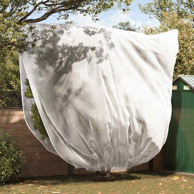 vidaXL Covers na fleece pre ochranu rastlín pred mrazom 3 pcs Biela