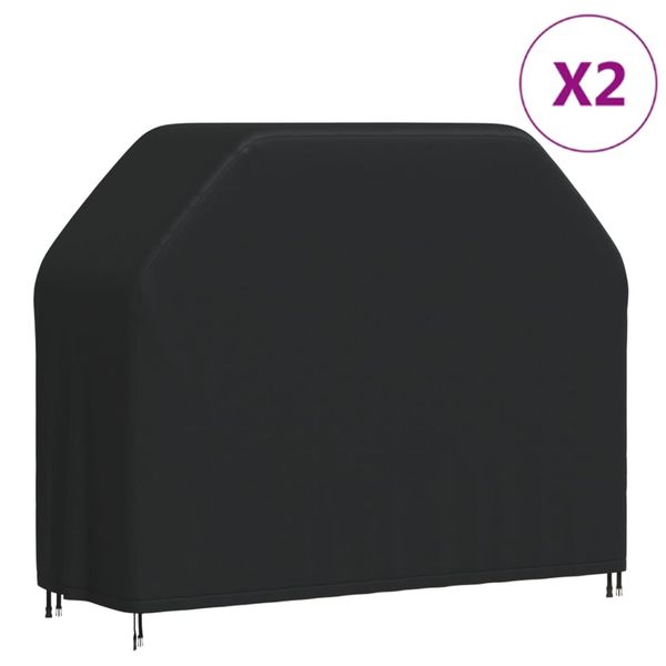 vidaXL Obaly na gril 2 ks 140x58x106 cm 420D oxfordská látka