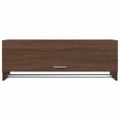 vidaXL Šatník hnedý dub 100x32,5x35 cm spracované drevo