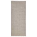 vidaXL Koberec prírodný sisal 100x250 cm pieskový