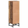 vidaXL Servírovacia skriňa Staré drevo 35 x 37 x 117 cm