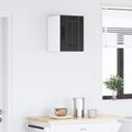 vidaXL Nástenná skrinka LUCCA Čierna 30 x 31 x 40 cm Kompozitné drevo