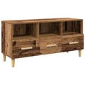 vidaXL TV skrinka 102 x 36 x 50 cm Staré drevo Kompozitné drevo