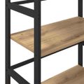 vidaXL Regál na knihy 2 úrovní 60 x 29,5 x 81 cm Kompozitné drevo