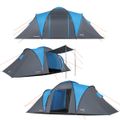 Rodinný stan NILS Camp NC6431 Highland IV modrý/sivý