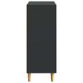 vidaXL Servírovacia skriňa Čierna 66 x 34,5 x 90 cm Kompozitné drevo