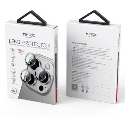 YESIDO LENS PROTECTION WB52 for IPHONE 16 PRO/ 16 PRO MAX GREY