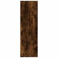 vidaXL Knižnica dymový dub 98x29x97,5 cm