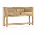 vidaXL Komoda z mangovníkového dreva 120x30x75 cm
