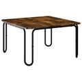 vidaXL Konferenčný stolík Dymový dub 100 x 100 x 45 cm