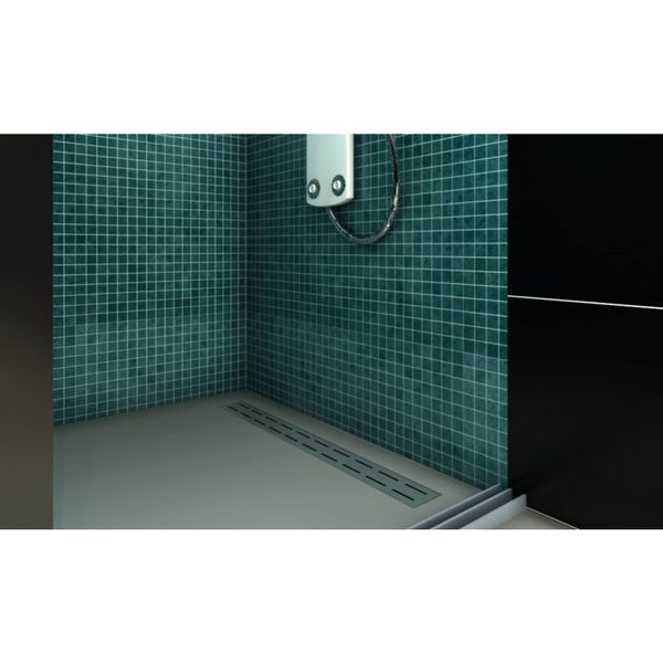 vidaXL Odtoky Biela 88 x 8.8 x 8.5 cm Kov
