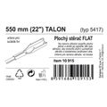 Stierač FLAT BULK (TALON) 22"/550mm