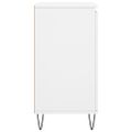 vidaXL Komoda biela 60x35x70 cm spracované drevo
