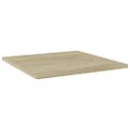 vidaXL Prídavné police 8 ks, dub sonoma 40x40x1,5 cm, drevotrieska