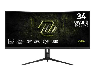 MSI MAG/342CQRF E20/34''/VA/wQHD/200Hz/0,5ms/Čierna/3R