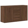 vidaXL Servírovacia skriňa Hnedý dub 120 x 36 x 69 cm Kompozitné drevo