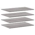 vidaXL Nástenné police 4 ks sivé sonoma 80x50x1,5 cm kompozitné drevo