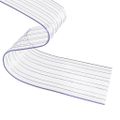 vidaXL Záves do dverí priehľadný 200 mm x 1,6 mm 25 m PVC