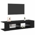 vidaXL TV skrinka 135 x 39 x 30 cm Čierny dub Kompozitné drevo