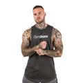 Tielko Cut Off Grey - GymBeam, veľkosť XL