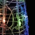 vidaXL Akrylové dekoratívne pyramídové LED svetlo kužeľ farebné 120 cm